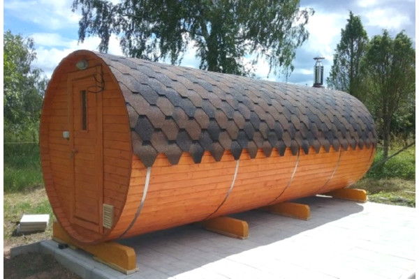 Баня-бочка Мега Премиум