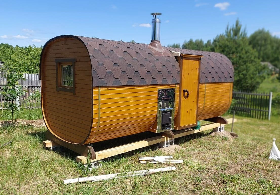 Баня-квадробочка, 5м, в деревне Пенза